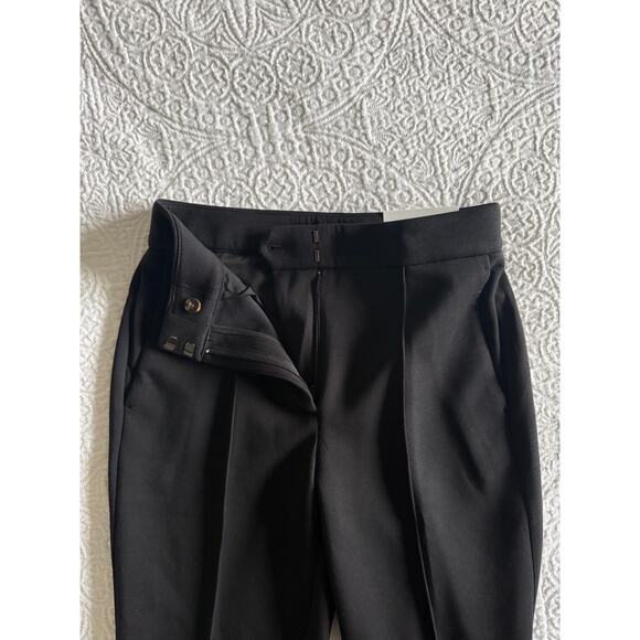 Ann Taylor High Rise Pintucked Ankle Pant in Double Knit - Picture 6 of 7